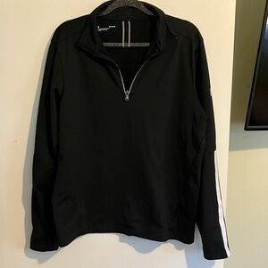 Under Armour Men Large Loose Fit Black Pullover Sweatshirt Long Sleeve